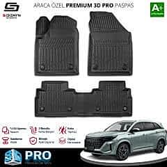 S-Dizayn DFSK E5 Benzinli 3D Pro Havuzlu Paspas 2024 Üzeri A+ Kalite