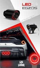 Ledli Egzoz Ucu Beyaz / Eguc180-5