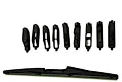 9 aparatlı hibrit arka silecek kilitli model 35 cm / CASI9-35