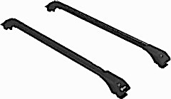 Turtle Infiniti Uyumlu Ex (J50) Suv  Tourmaline V1 Ara Atkı Siyah Set 2'li