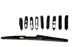 9 aparatlı hibrit arka silecek kilitli model 38 cm / CASI9-38