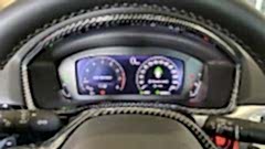 2022 Civic Uyumlu Gösterge Kaplama - Karbon