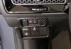 2022 Civic Uyumlu Kontrol Panel Kaplama Seti - Karbon