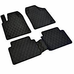 Volvo 850 Havuzlu Universal 3D Paspas Havuzlu Pufi Diamond Siyah