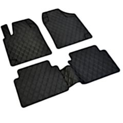 Ford Mondeo Havuzlu Universal 3D Paspas Havuzlu Pufi Diamond Siyah