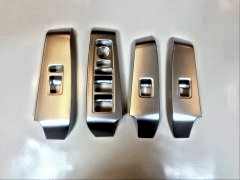 2022 Civic Uyumlu Cam Düğme Kaplama - Silver