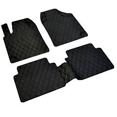 Opel Vectra Havuzlu Universal 3D Paspas Havuzlu Pufi Diamond Siyah