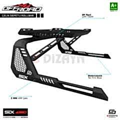 S-Dizayn SDX 4WD Off Road VW Amarok 2 Sepetli Çelik Roll Bar V1 2023 Üzeri