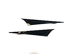 2022 Civic Uyumlu Far Kaşı - Piano Black