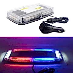 Çakarlı Tepe Lambası Mıknatıslı Kırmızı-Beyaz-Mavi 24W 12-24V / Laık530