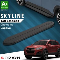 S-Dizayn Chevrolet Captiva Skyline Siyah Yan Basamak 183 Cm 2006-2018 A+ Kalite