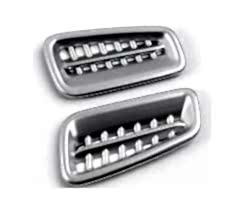 2022 Civic Uyumlu Üst Menfez Kaplama - Silver