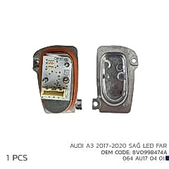 AUDI A3 2017-2020 SAĞ LED FAR MODÜL 8V0998474A