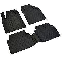 Seat Altea Havuzlu Universal 3D Paspas Havuzlu Pufi Diamond Siyah