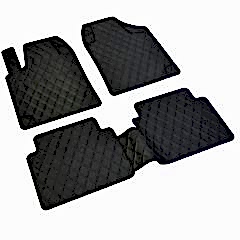 Bmw 5 F10 Havuzlu Universal 3D Paspas Havuzlu Pufi Diamond Siyah