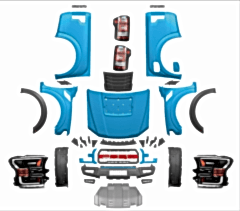 Ford Ranger Uyumlu F150 Raptor Dönüşüm Full - Davlumbaz