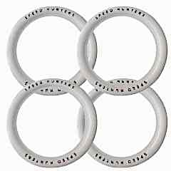 Volkswagen Uyumlu 15 Jant Speed Hunters Lastik Yanağı Beyaz Renk 1 Takım 4 Adet