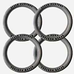 Fiat Uyumlu 16 Jant Speed Hunters Lastik Yanağı Beyaz Renk 1 Takım 4 Adet