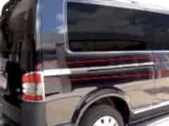 Volkswagen Caravelle Uyumlu T5.5 Sürgülü Kapı Çıtası 2 Parça Krom (K.Ş) 2010-2015