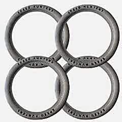 Mazda Uyumlu 16 Jant Speed Hunters Lastik Yanağı Beyaz Renk 1 Takım 4 Adet