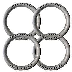 Opel Uyumlu 16 Jant Speed Hunters Lastik Yanağı Beyaz Renk 1 Takım 4 Adet