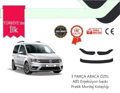 Vw Caddy 2016 Sonrası 3 Parça Ön Lip Siyah