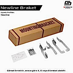 Toyota C-HR 2 NewLine Braket Seti 173 Cm Etekli 36'Lık 2023 Üzeri