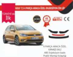 Vw Golf 7.5 4 Parça Ön Lip Kırmızı
