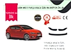 Seat Leon 2012 Sonrası 3 Parça Ön Lip Siyah