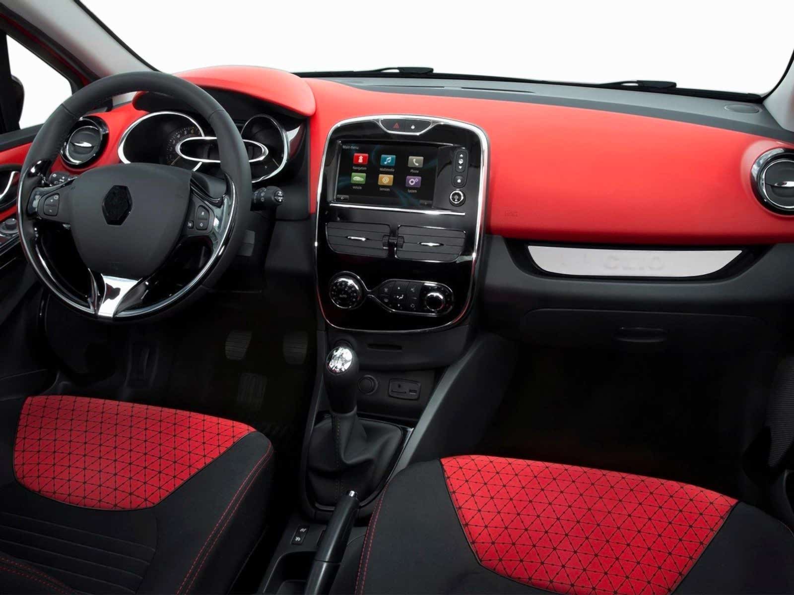 Renault Clio Uyumlu 4 Hatchback Krom Ön Konsol Çıtası 2012 Üzeri