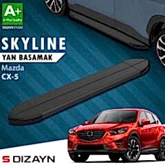 S-Dizayn Mazda CX-5 Skyline Siyah Yan Basamak 183 Cm 2012-2016 A+ Kalite
