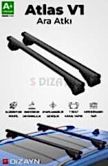 S-Dizayn Skoda Octavia SW S-Bar Atlas V1 Ara Atkı Tavan Taşıyıcı Barı Siyah 130 Cm 2013-2020 A+ Kalite