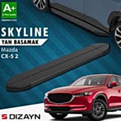 S-Dizayn Mazda CX-5 2 Skyline Siyah Yan Basamak 183 Cm 2017 Üzeri A+ Kalite