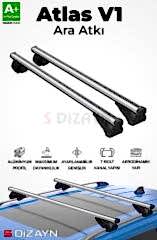S-Dizayn Skoda SuperB SW S-Bar Atlas V1 Ara Atkı Tavan Taşıyıcı Barı Gri 130 Cm 2008-2014 A+ Kalite