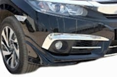 Honda Civic Uyumlu 10 Sis Farı Kaşı 2 Parça. P. Çelik 2016 Ve