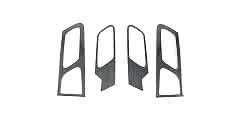 Peugeot 2008 Uyumlu İç Kapı Açma Kolu Kaplama - Titanyum Siyah