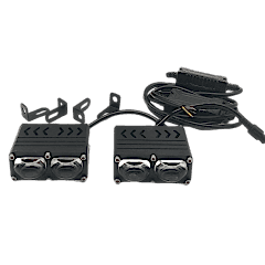 Offroad sis lambası 7.2 x 5.6 x 3cm 2 led beyaz 45w sarı 45w 12-80v /  LASS397