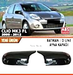 Renault Symbol mk2 Batman Ayna Kapağı Piano Black / 2009-2012