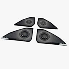 Volkswagen Golf Uyumlu 8 Harman Kardon Kapı Hoparlör Kaplama - Titanyum Siyah