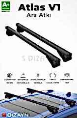 S-Dizayn Subaru Forester S-Bar Atlas V1 Ara Atkı Tavan Taşıyıcı Barı Siyah 130 Cm 2008-2012 A+ Kalite