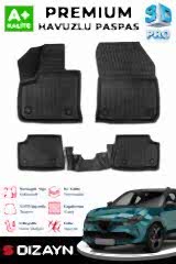 S-Dizayn Alfa Romeo Junior Elektrikli 3D Pro Havuzlu Paspas 2024 Üzeri A+ Kalite