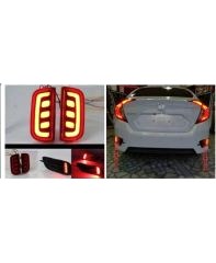 Honda Civic Uyumlu Fc5 Arka Sis Reflektör Ledi Ledli Aynı Gün Kargo