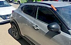 Nissan Juke 2018-2024 Tavan Çıtası Parlak Siyah