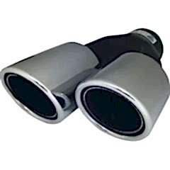 Egzoz Ucu 85'Lik Çiftli Sağ Kromajlı / Eguc437-A