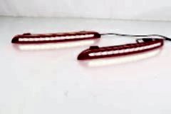 2022 Civic Uyumlu İçin Arka Tampon Sis Ledi - Kırmızı