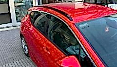 Opel Astra K 2015-2022 Tavan Çıtası Parlak Siyah