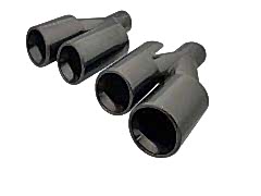 Bmw M-Performance Uyumlu Yuvarlak Egzoz Ucu Seti Siyah