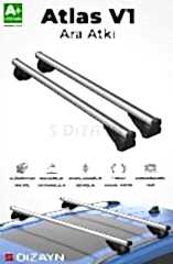 S-Dizayn Suzuki SX4 S-Bar Atlas V1 Ara Atkı Tavan Taşıyıcı Barı Gri 130 Cm 2006-2014 A+ Kalite