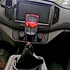 Vites topuzu kırmızı çiçek görünümlü 10 cm / ICVI219