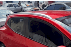 Renault Clio 4 2012-2019 Tavan Çıtası Gümüş Gri